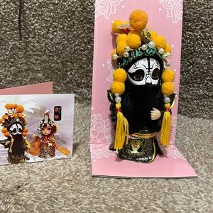 Chinese style silk figurine